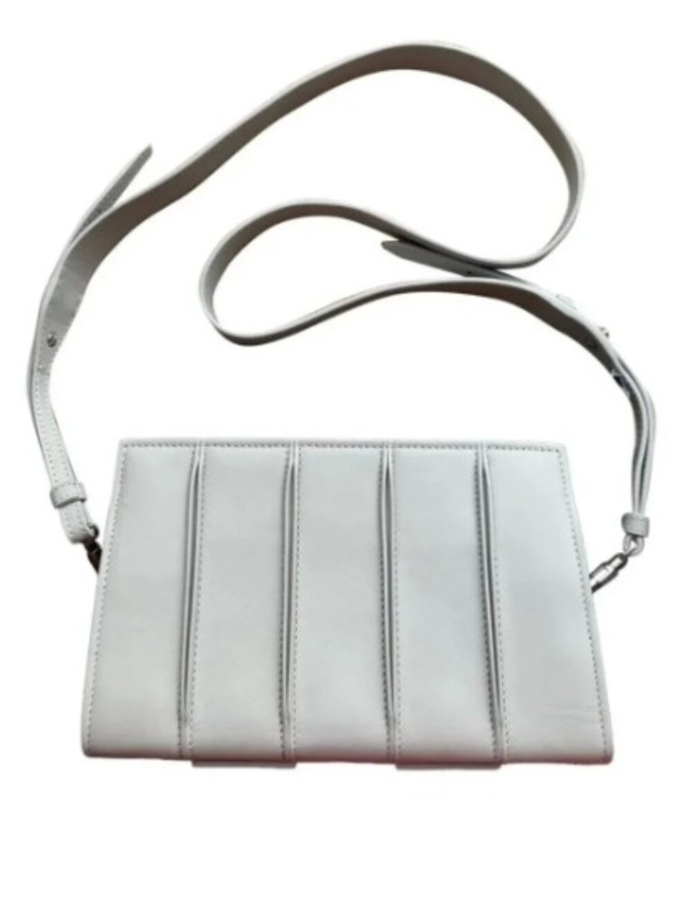 𝐌𝐚𝐱𝐌𝐚𝐫𝐚 x Renzo Piano Whitney Bag Leather Satchel Taupe